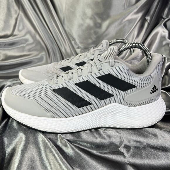 Adidas Mens Edge Gameday EG1444 Gray Black Running Shoes Sneakers Size 6.5 US/39 - Picture 4 of 17